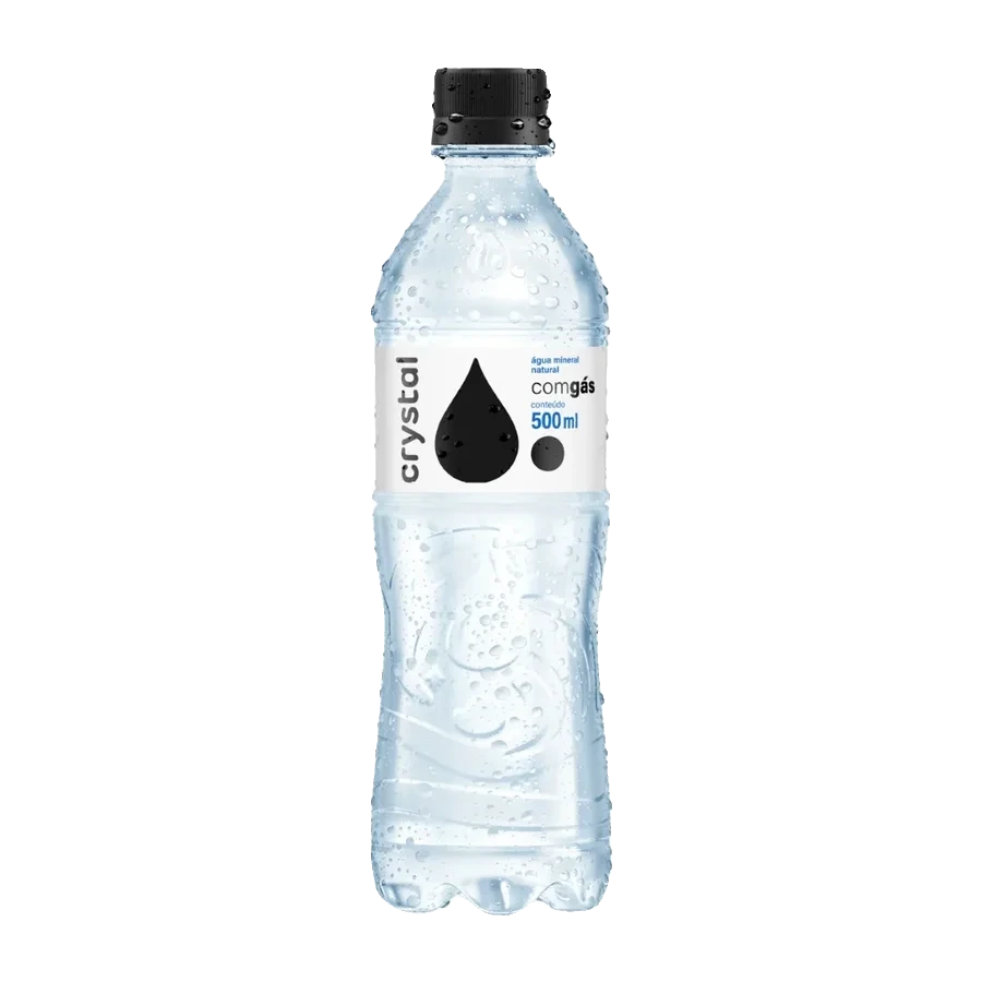 Água com gás cristal 500 ml