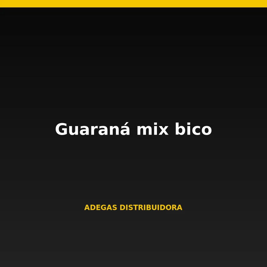 Guaraná mix bico